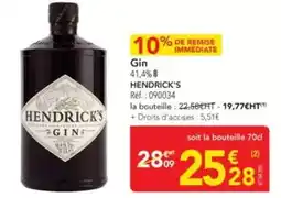 METRO Hendrick's - gin offre