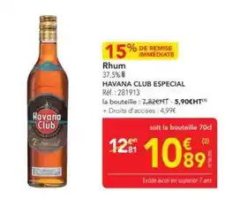 METRO Havana club - rhum offre