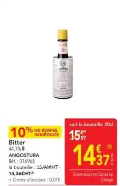 METRO Angostura - bitter offre