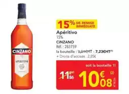 METRO Cinzano - aperitivo offre