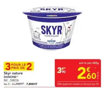 METRO Danone - skyr nature offre