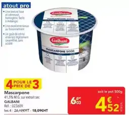 METRO Galbani - mascarpone offre