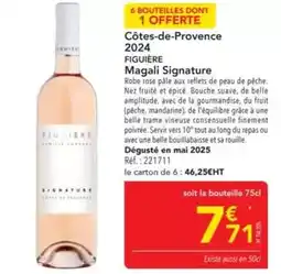 METRO Cotes-de-provence 2024 figuiére magali signature offre