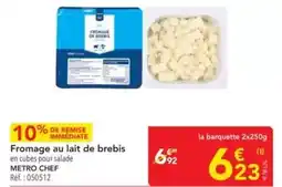 METRO Metro - fromage au lait de brebis offre