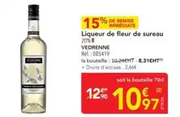 METRO Vedrenne - liqueur de fleur de sureau offre