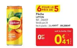 METRO Lipton - pêche offre