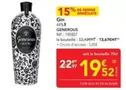 METRO Gin offre