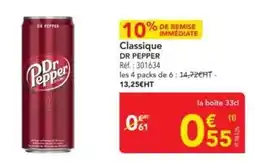 METRO Dr pepper - classique offre