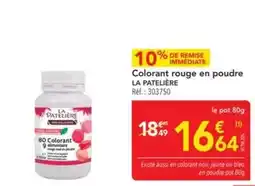 METRO Colorant rouge en poudre offre