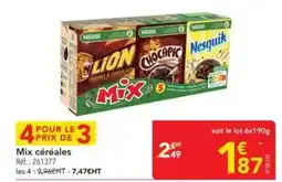 METRO Nestlé - mix céréales offre