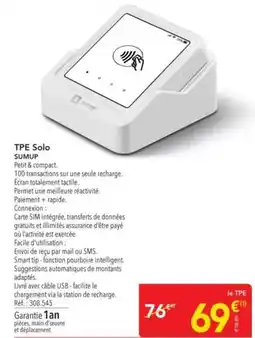 METRO Sumup - tpe solo suimpu offre