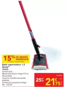 METRO Vileda - balai vaporisateur 1.2 spray offre