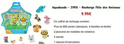 King Jouet Aquabeads - recharge fête des animaux offre