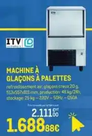 METRO Machine a glacons a palettes offre