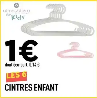 Centrakor Atmosphera - cintres enfant offre