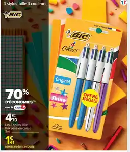 Carrefour Drive Bic - les 4 sylves-bille offre