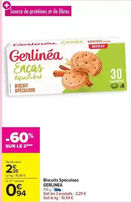 Carrefour Drive Gerlinéa - biscuits spéculos offre