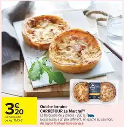 Carrefour Drive Carrefour - quiche lorraine le marché offre