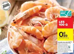 Carrefour Drive Crevette rose cuite asc offre