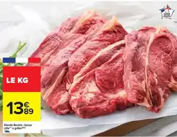 Carrefour Drive Viande bovine: basse côte à griller offre
