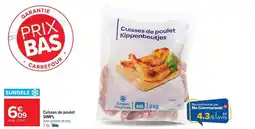 Carrefour Drive Carrefour - cuisses de poulet offre