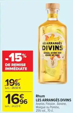 Carrefour Drive Rhum offre