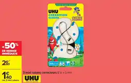 Carrefour Drive Uhu - mini rubans correcteurs 6 m x 5 mm offre