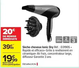 Carrefour Drive Remington - sèche cheveux ionic dry offre