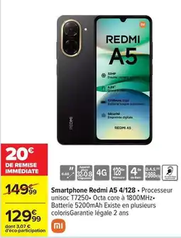 Carrefour Drive Ram - smartphone redmi a5 4/128 offre