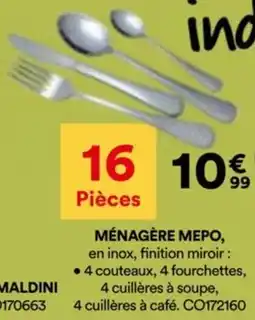 BUT Ménagère mepo offre