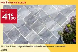 Gedimat Pavé pierre bleue offre