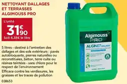 Gedimat Nettoyant dallages algimouss pro offre