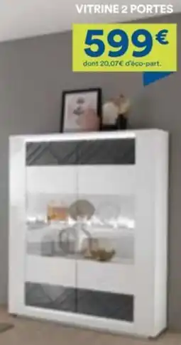 BUT Vitrine 2 portes offre