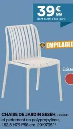 BUT Chaise de jardin seseh offre