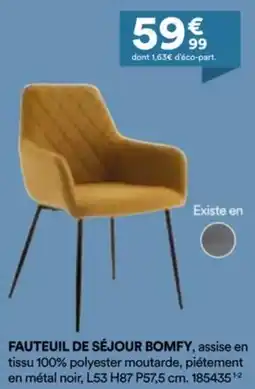 BUT Fauteuil de séjour bomfy offre