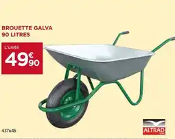 Gedimat Brouette galva offre