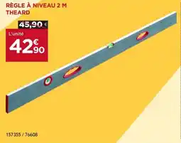Gedimat Règle à niveau 2 m theard offre