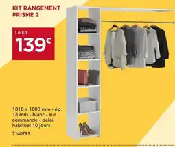 Gedimat Kit rangement prisme 2 offre