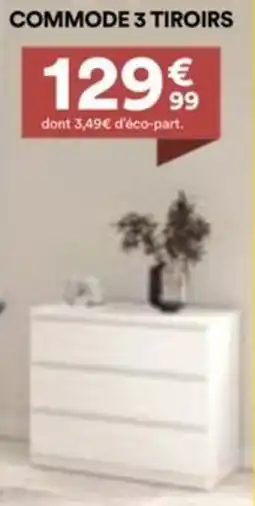 BUT Commode 3 tiroirs offre