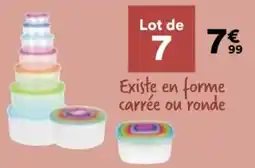 BUT Lot de 7 boites de conservation festi offre
