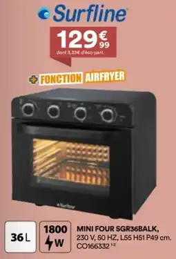 BUT Mini four SGR36BALK offre