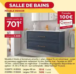 Gedimat Meuble renoir offre