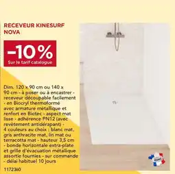 Gedimat Receveur kinesurf nova offre
