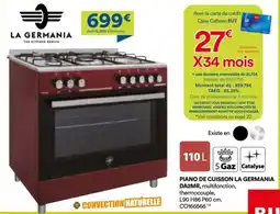 BUT Piano de cuisson la germania DA2MR offre