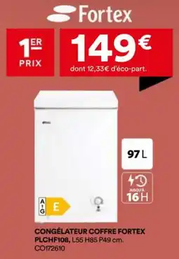 BUT Congélateur coffre fortex PLCHF108 offre