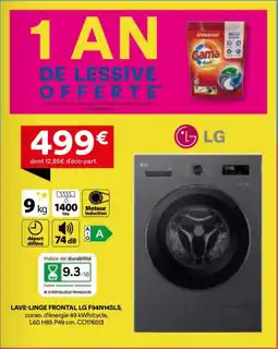 BUT Lave-linge frontal LG F94N14SLS offre