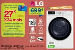 BUT Sèche-linge LG RH1V51WH offre