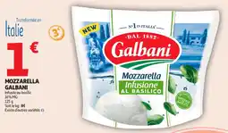 Auchan Supermarché Mozzarella galbani offre