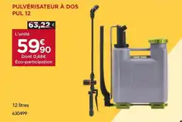 Gedimat Pulvérisateur à dos pul 12 offre