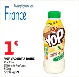 Auchan Supermarché Yop yaourt à boire offre